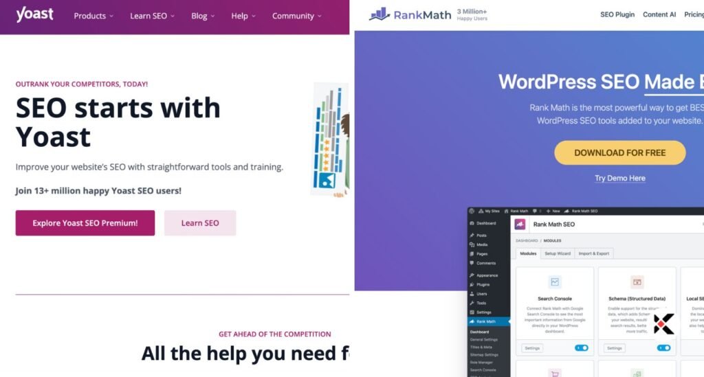 Yoast SEO or Rank Math