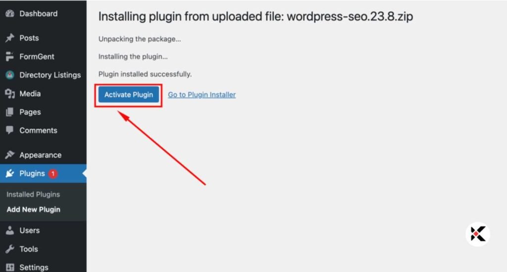 Step 4: Activate the Plugin